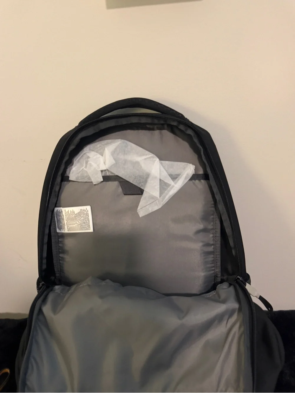 The North Face Teal and Black Daypack Backpack with Bungee Cord